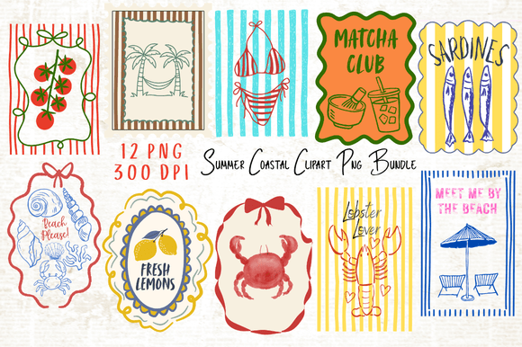 Download Mediterranean Summer Coastal Clipart PNG - Png Collection