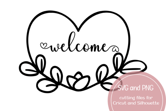 Download Welcome Heart Printable SVG and PNG - Png Collection