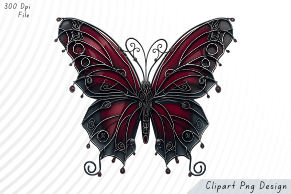 Download Elegant Metallic Butterfly PNG Clipart - Png Collection