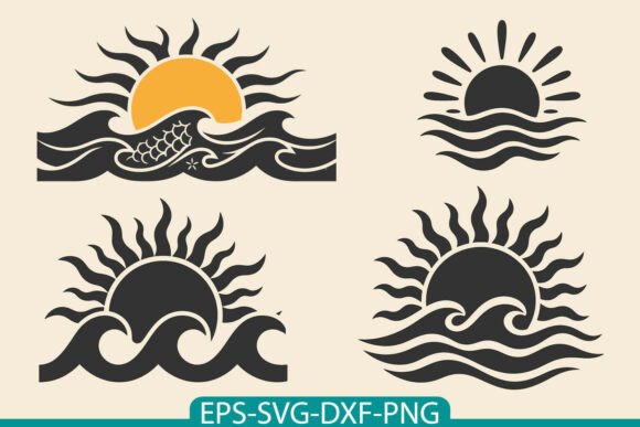 Download Sun Wave Icon SVG Bundle, Summer SVG PNG - Png Collection