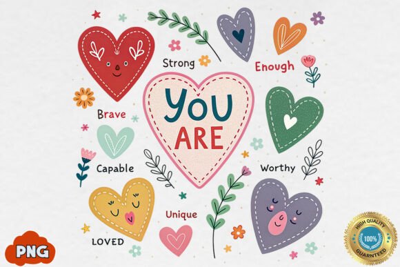 Download Valentine Candy Heart PNG,You Are Enough - Png Collection