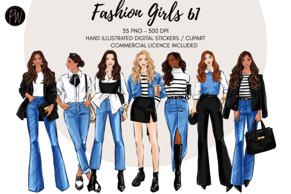 Download Fashion Girls 61 Clipart Png - Png Collection