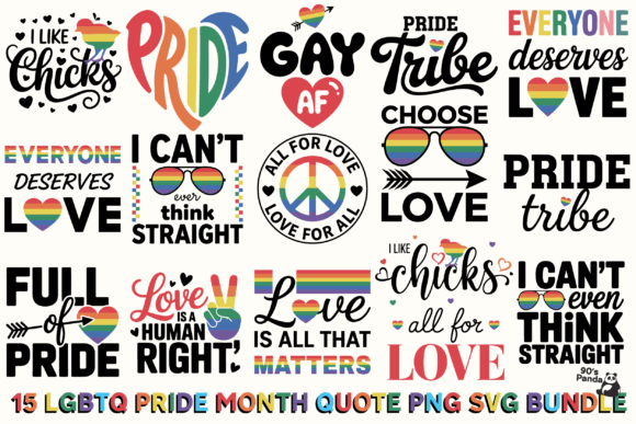 Download Lgbtq Pride Month Quote SVG PNG Bundle - Png Collection