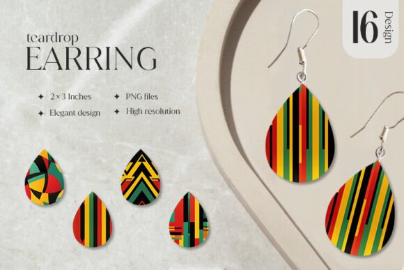 Download Juneenth Pattern Earring Bundle - Premium Resources