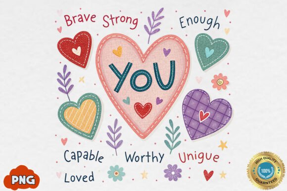 Download Valentine Candy Heart PNG,You Are Enough - Png Collection