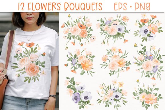 Download Rose Bouquet PNG, Vector Spring Flowers - Png Collection