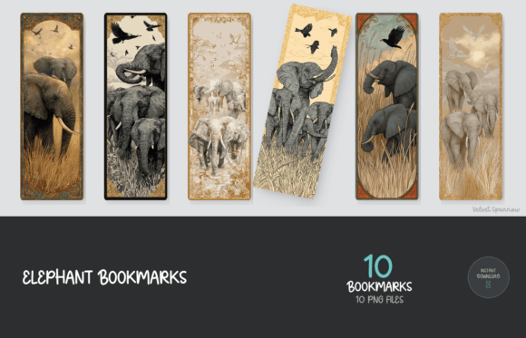 Download Elephant Bookmarks 10 Png - Png Collection