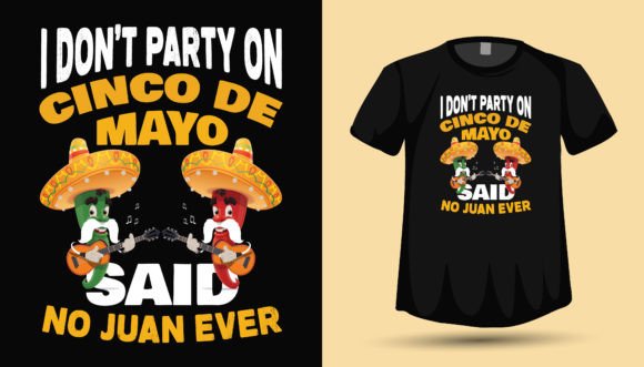 Download Cinco De Mayo Tshirt Design Png &amp; Vector - Png Collection