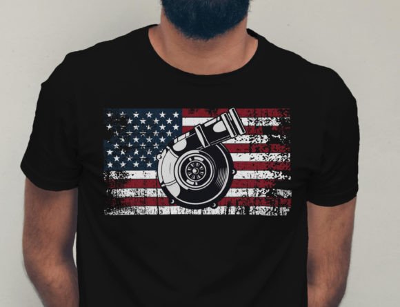 Download Turbo US Flag, Tuner Car Guy Png - Png Collection