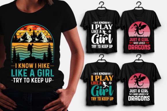 Download Girl T-Shirt Design PNG SVG EPS - Png Collection