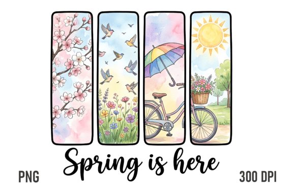Download Spring is Here Watercolor PNG - Png Collection