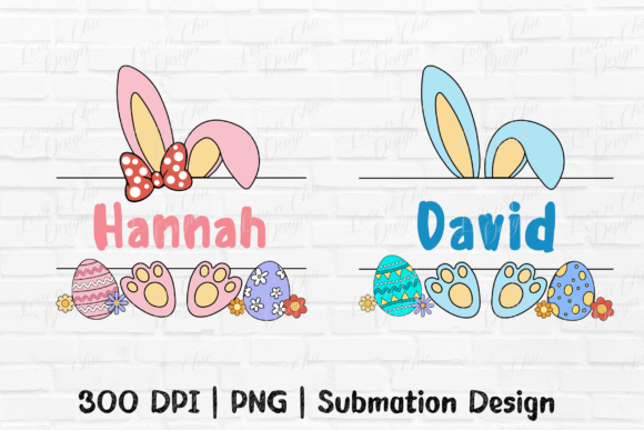 Download Bunny Monogram Png Sibling Rabbit Easter - Png Collection