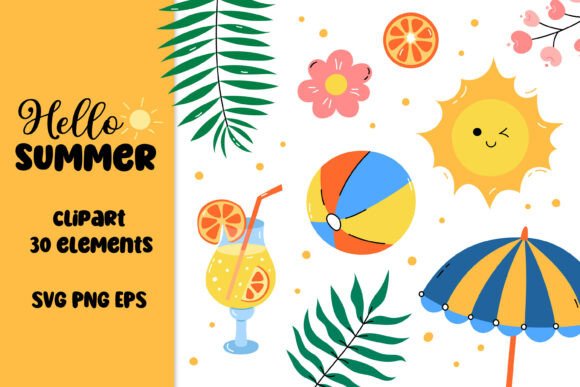 Download Summer Clipart PNG Beach Vacation SVG - Png Collection