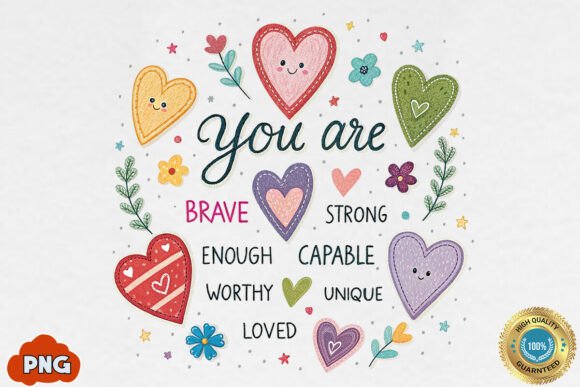 Download Valentine Candy Heart PNG,You Are Enough - Png Collection